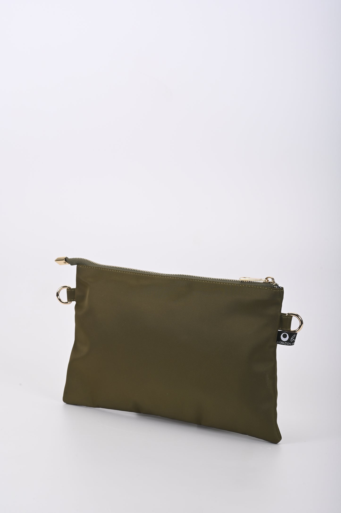 Borsa Mixina in tessuto impermeabile verde militare