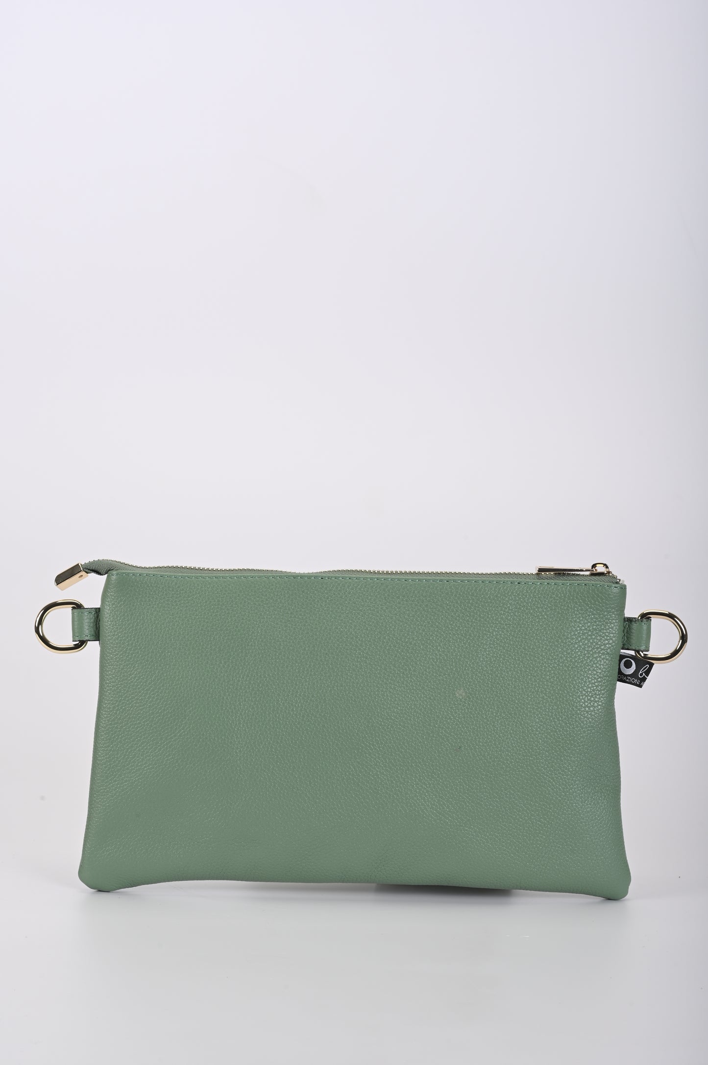 Borsa Mixina in pelle verde acqua
