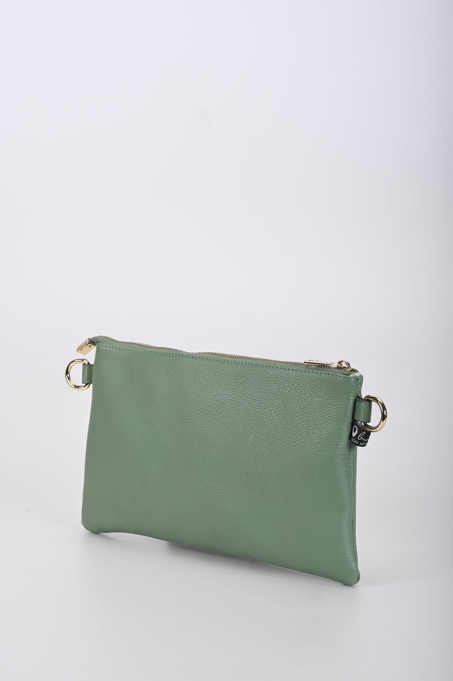 Borsa Mixina in pelle verde acqua