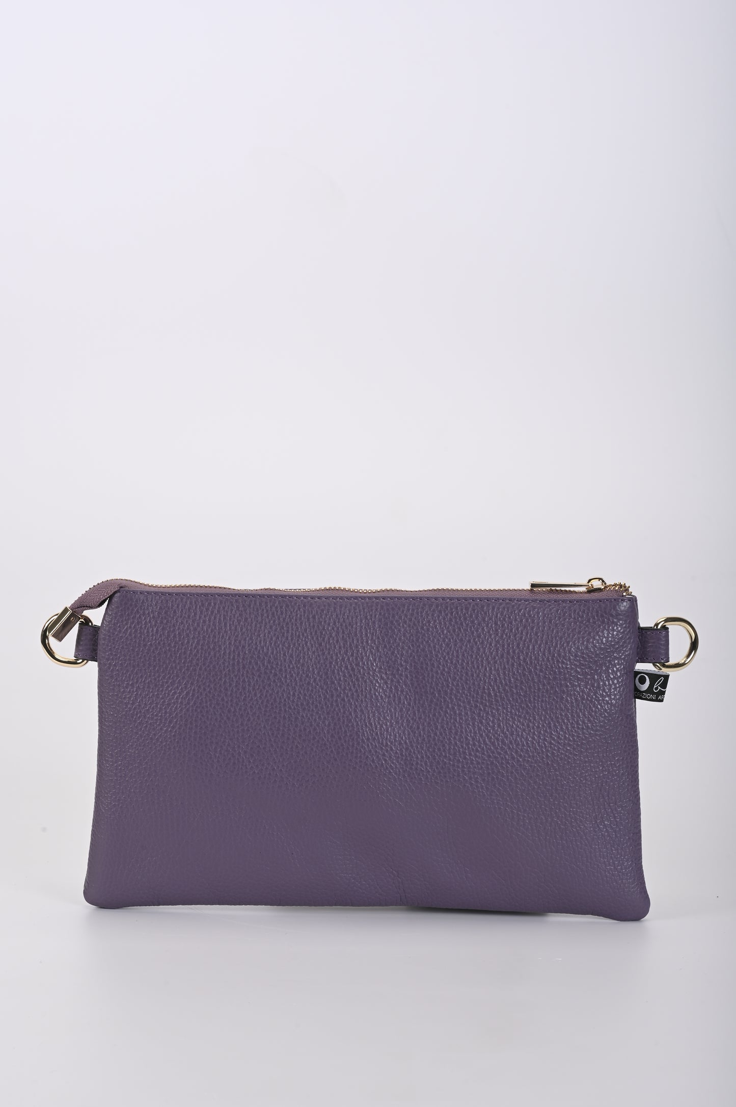 Borsa Mixina in pelle viola