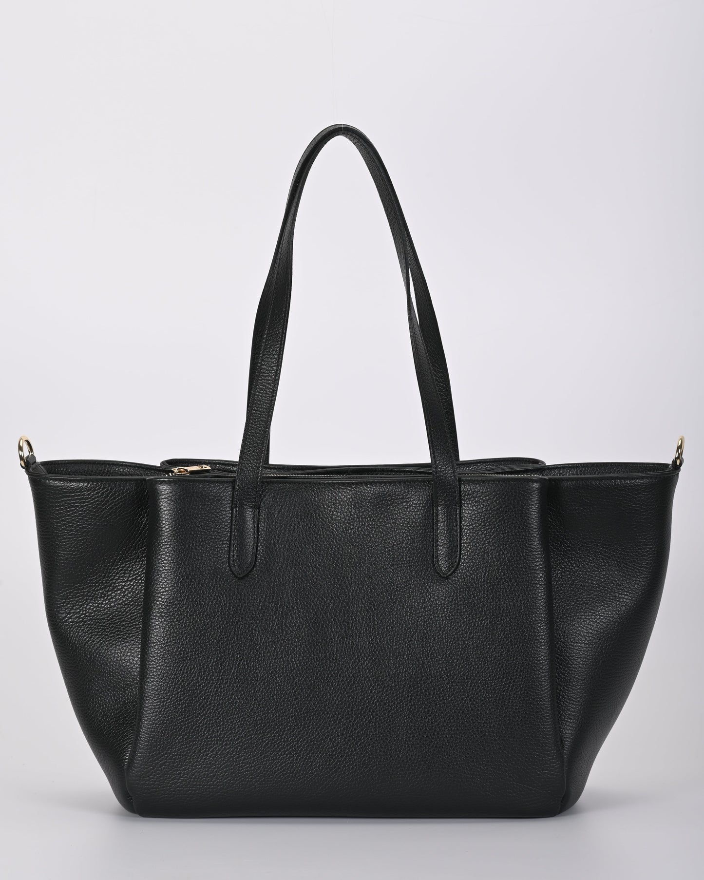 Borsa shopper pelle nera