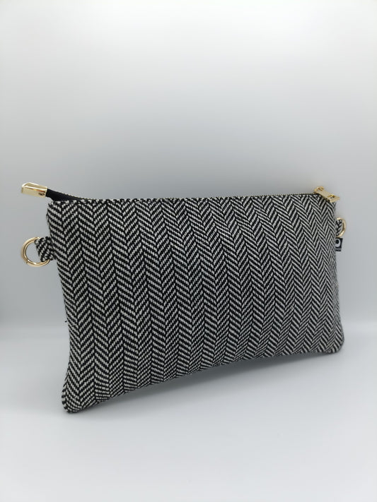 Borsa Mixina in lana spinata