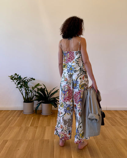 Completo in lino fantasia