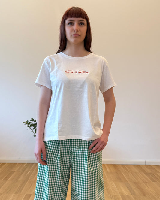 T-shirt Volevo una maglia semplice