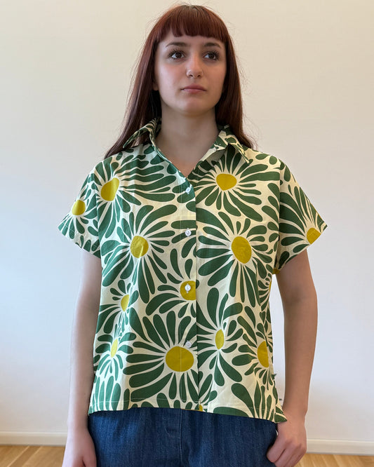 Camicetta Koti fiori verde