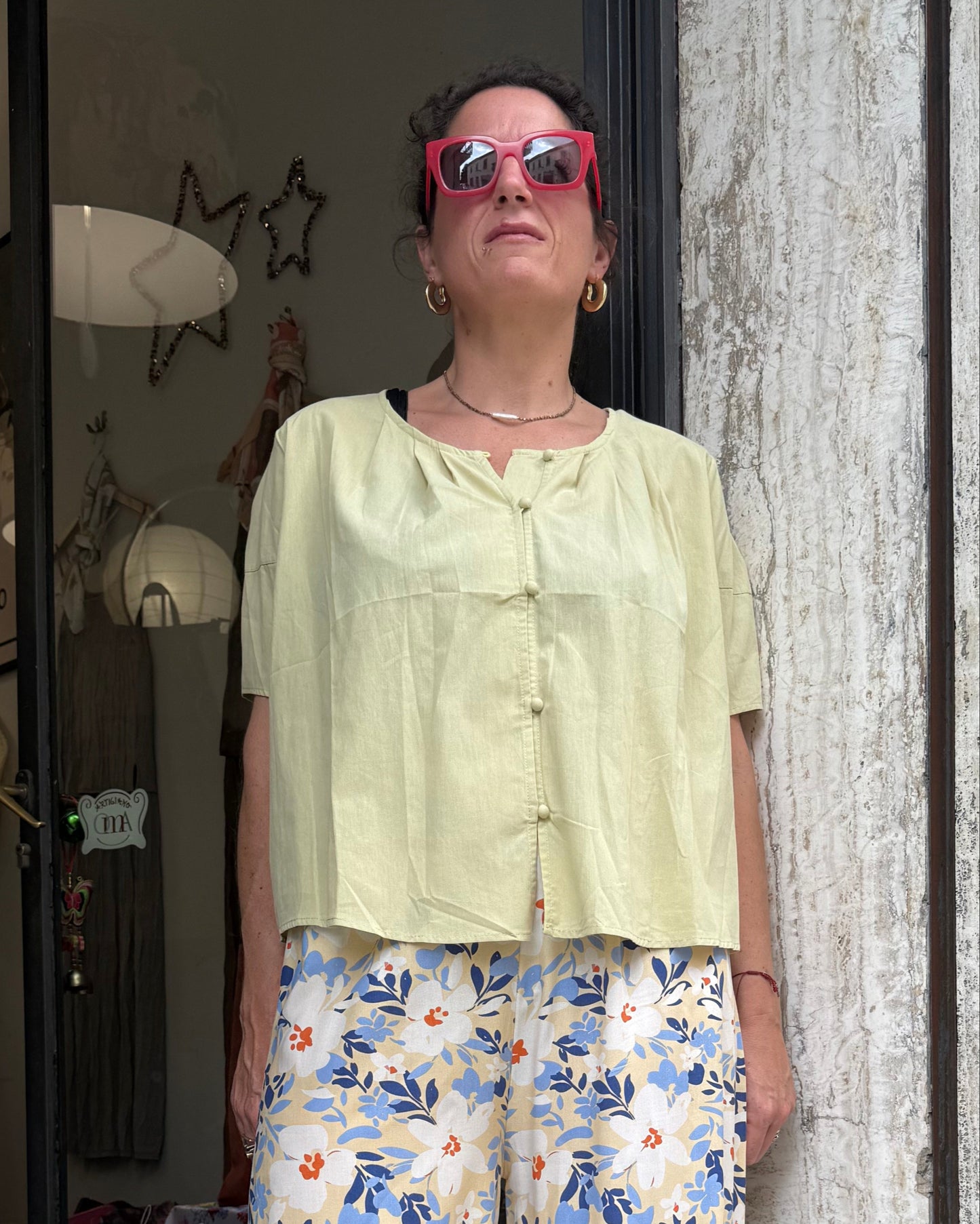 Camicetta leggera gialla