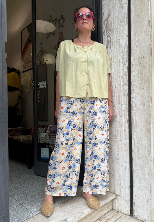 Pantalone floreale