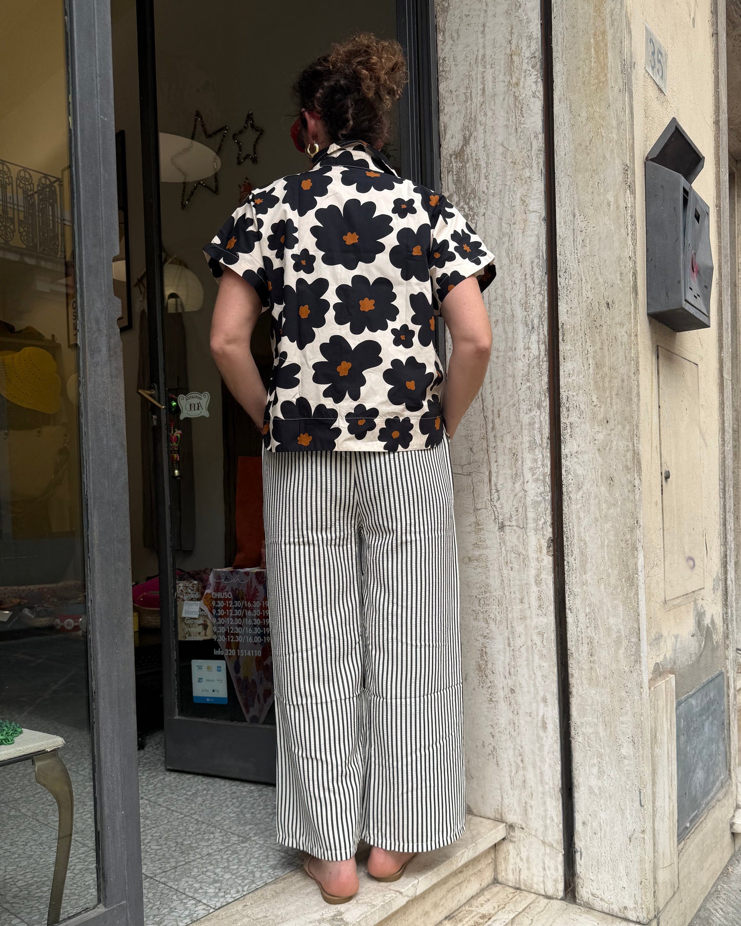 Pantalone a righe