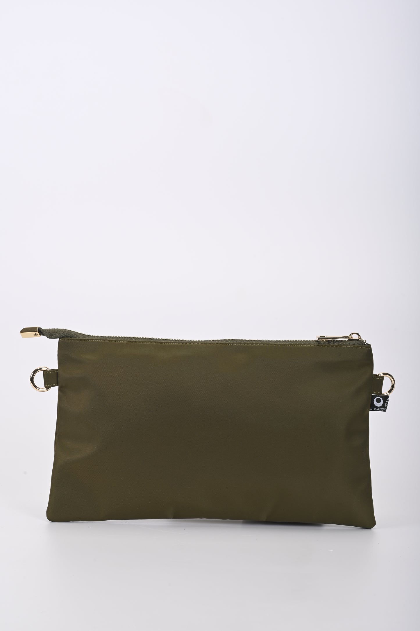 Borsa Mixina in tessuto impermeabile verde militare