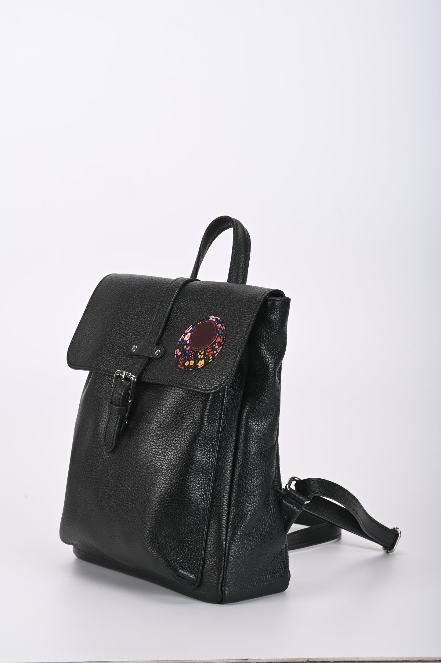 Zaino in pelle nera