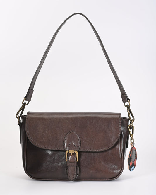 Borsetta pelle marrone
