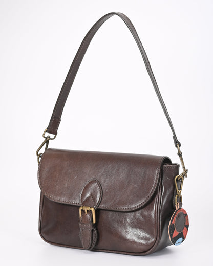 Borsetta pelle marrone