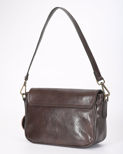 Borsetta pelle marrone