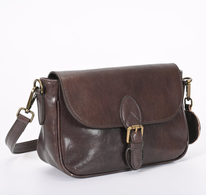 Borsetta pelle marrone