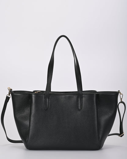 Borsa shopper pelle nera